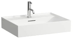 LAUFEN Laufen Kartell Waschtisch 60 x 46cm wandmontiert mit Überlauf weiß   – H8163330001041