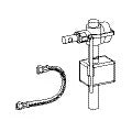 REHAU MEPA Ersatzset UPSK SC R11 Füllventil mit Panzerschlauch  – 18965901267