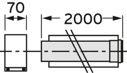 VAILLANT Vaillant Verlaengerung konz.2m Nr.303205  – 303205