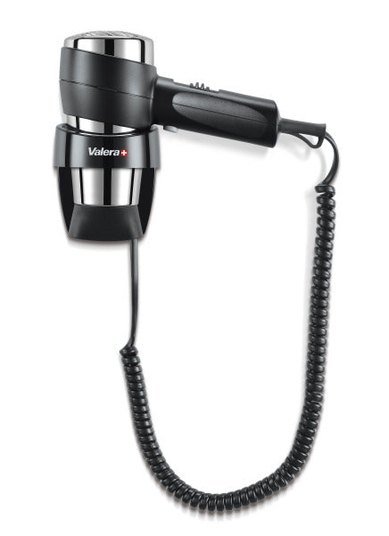 Haarfön mit Wandhalterung 1600W ein/aus Druckschalter sw – 702004