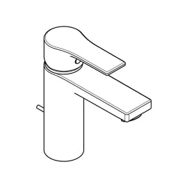 KLUDI Kludi Zenta SL WT-Einhandmischer Ablaufgarnitur 100mm   – 482900565