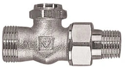HERZ Einzelabsperrventil m.Voreinst.u.Entl. D-Form Fig.3937(11) Rp 1/2"xG 3/4"   – 1393711