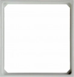 BERKER Adapterring für Zentralstück 50 x 50 mm S.1 polarweiß, glänzend   – 11099089