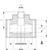 FISCHER GEORG GF Cool-Fit Inst Fittng iso PE100 PN16 d40-Rp1/2"  – 738313409