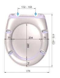 MKW MKW Kompakt Med mit Deckel antibakt. weiß Steckscharnier VARIO aus Edelstahl  – B518-0301