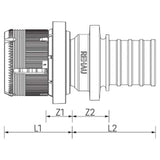 REHAU REHAU Übergangskupplung FASTLOC/RAUTITAN 25 - 25  – 13707531001