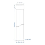 POLOPLAST PO Steckmuffenrohr POLO-KAL XS DN 110/3000  – 102046