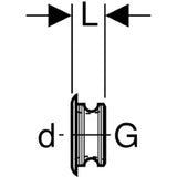 GEBERIT GE Steckdichtung d32 x G1 1/4   – 159.615.00.1