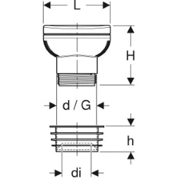 GEBERIT GE Rohrbeluefter d32-63mm   – 359.900.00.1