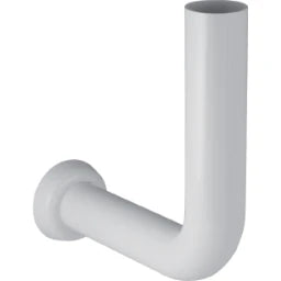 GEBERIT GE Spuelbogen mit Rosette 90 Gr., d32 mm, weiss, hochhaengend   – 119.610.11.1