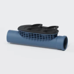 POLOPLAST PO Reinigungsrohr POLO-EHP Control DN 110, blau   – 01900