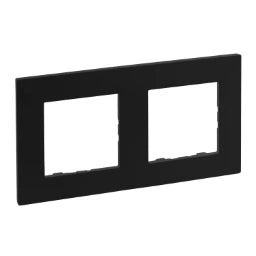 LEGRAND Niloe Step 2-fach Rahmen schwarz   – 864572