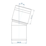 POLOPLAST PO Bogen POLO-KAL XS DN 50/15Grad  – 102120