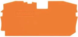WAGO Abschluss- und Zwischenplatte 1 mm dick, orange   – 2016-1292