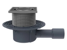 HUTTERER & LECHNER HL510N Bodenabl. DN40/50 waagr 123x123mm /115x115mm   – HL510N