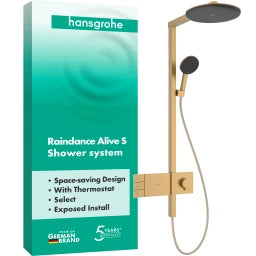 HANSGROHE HG Showerpipe Raindance Alive S 300 2jet mit Thermostat BBR  – 24595140