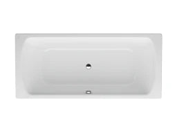 LAUFEN Laufen Pro Badewanne Stahl, Auslauf mittig, 180x80x45cm, oh.Antislip, weiß   – H2279500000401