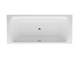 LAUFEN Laufen Pro Badewanne Stahl, Auslauf mittig, 180x80x45cm, oh.Antislip, weiß   – H2279500000401