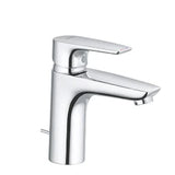 KLUDI Kludi Pure&Solid WT-Einhandmischer 100 DN15 mit Ablaufgarnitur   – 342900575
