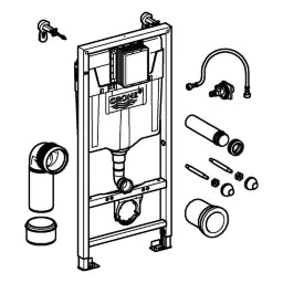 GROHE Grohe Rapid SL für WC Spülkasten GD 2 6 - 9 l, 1,13m Bauhöhe   – 38 536 001