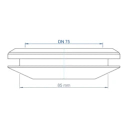 POLOPLAST PO Einlaufrohrdichtung POLO-ECO plus Premium DN 75   – 04464