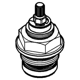 GROHE Grohe Oberteil 1" ohne Griff   – 07 026 000