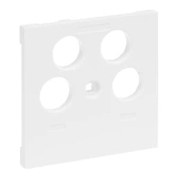 LEGRAND SEANO Abdeckung TV-R-SAT-SAT für Fremdfa brikate, Farbe: Ultraweiss  – 765157