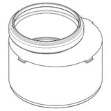 REHAU RAUPIANO PLUS Übergangsrohr kurz DN 110/75   – 11200861001