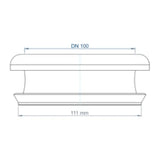POLOPLAST PO WC Anschlußdichtung POLO-KAL DN 110   – 02376
