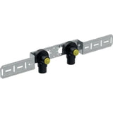 GEBERIT GE FlowFit AnWinkel-Set, vormont., ged. 2fach, abges. d16mm x Rp1/2 AD15,3cm RG+   – 619.640.00.1