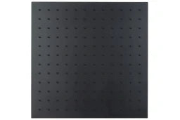 REGENWERK Regenwerk Passion Kopfbrause Edelstahl, eckig, 400 x 400 mm, schw.  – BPPAARRKB3ES