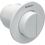 GEBERIT GE Fernbetaetigung Typ01 UP 2-Mengen weiss, vorragend, round   – 116.044.11.1