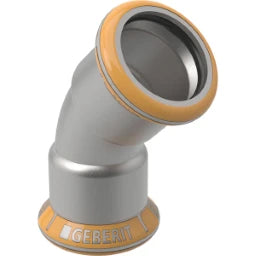 GEBERIT GE Mapress Therm Bogen 45 Gr. d88,9mm, NPW  – 42810