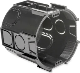 DIETZEL Kombi-Abzweig-Schalterdose, schwarz, hal ogenfrei, allseitig anreihbar  – 103050