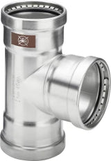 VIEGA Viega T-Stück mit SC Temponox XL 1718XL in 76,1x42x76,1mm Stahl nichtrostend  – 810 696