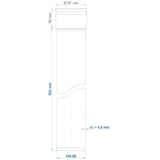 POLOPLAST PO Steckmuffenrohr POLO-KAL 3S DN 90/500  – 102412