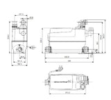 GRUNDFOS Grundfos Kleinhebeanlage Sololift2 C-3 0,6kW 230V 446x159x340mm  – 97775317