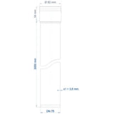 POLOPLAST PO Steckmuffenrohr POLO-KAL 3S DN 75/3000  – 102426