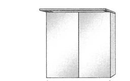 SANIPA Sanipa Passion Koll. 1 Spiegelschrank 80x76x14,9cm, Korpus Oak Kansas  – BPPABMSK1SPS2OK