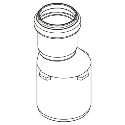 REHAU RAUPIANO PLUS Übergangsrohr DN 50/32   – 11326131001
