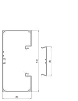 HAGER Alu-Projektkanal UT 65x170, ELN  – BRAP651701ELN