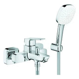 GROHE GROHE EH-Wannenbatterie Cubeo 101814 Wandmontage mit Brausegarnitur chrom  – 101814 000 0
