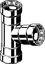 VIEGA Viega T-Stück mit SC Megapress S 4318 in 1/2 Zoll Stahl Zn-Ni besch.   – 770 167