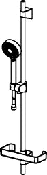 HANSA Hansa Hansabasicjet Wandstangengarnitur 95mm  – 4467 0113