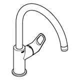 GROHE Grohe BauFlow EH-Spültischbatterie Zero chrom   – 31 538 001
