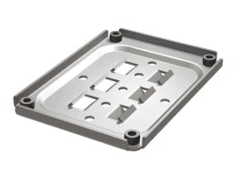 FRANKEN 140x200 Alu-Kombiplatte für Pfosten FP-System, FP-System   – 16104