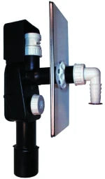 HUTTERER & LECHNER HL404.1 WG-UP-Siphon DN40/50 m. Rohrbelüfter HL902 - 110x225mm   – HL404.1