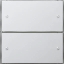 GIRA KNX Tastsens.3 Komfort 2f Flächenschalter, reinweiß glänzend   – 2032112