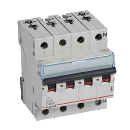 LEGRAND LS-Schalter 10kA B 25A/3pol+N  4TE   – 404142