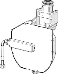 HANSA Hansa Universal-Einbaukasten für Wannen- randmontage, Brause mit Aufrollautomatik   – 5306 0200